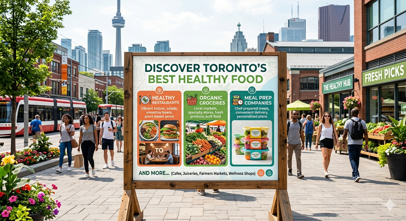 Discover Toronto’s Best Healthy Food for Restaurants, Groceries, Meal Prep Companies and more